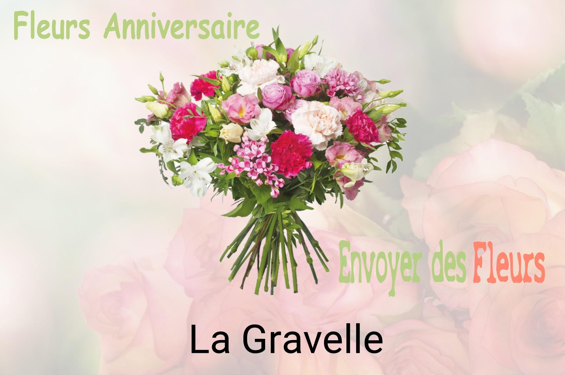 Bouquet de fleurs d’anniversaire livré à La Gravelle