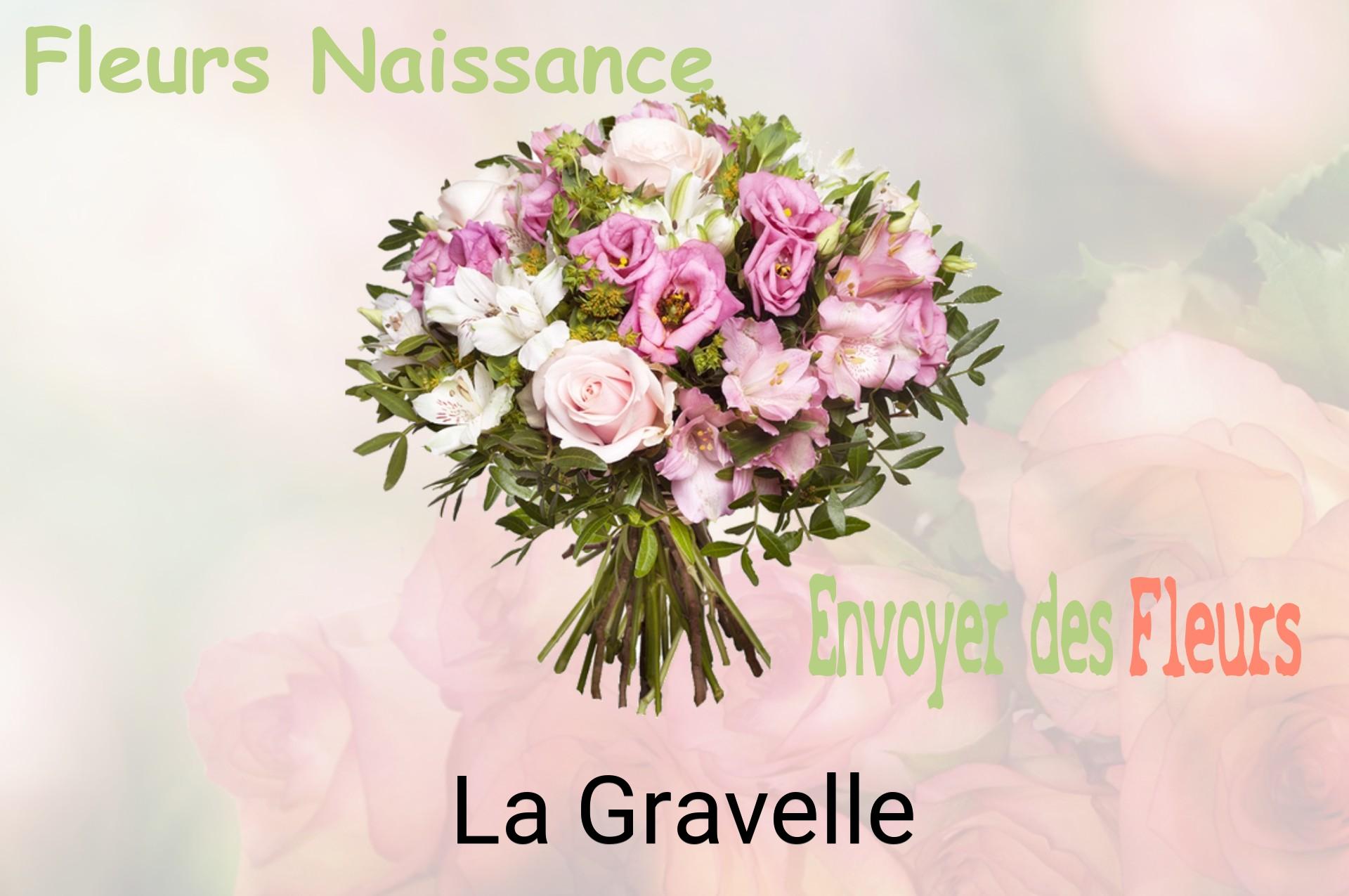 Bouquet de fleurs de naissance livré à La Gravelle